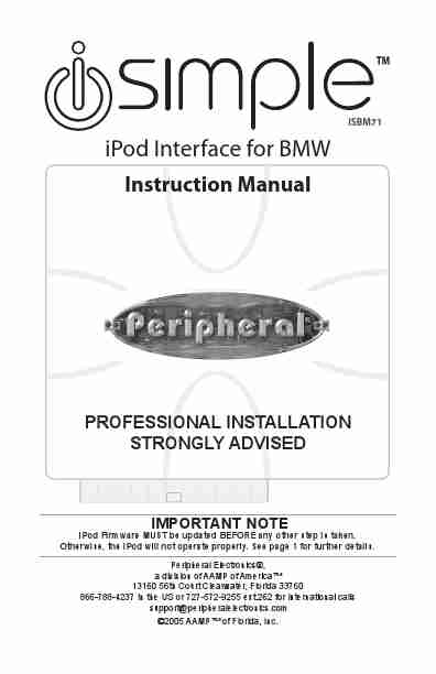 AAMP of America MP3 Docking Station Simple iPod Interface for BMW-page_pdf